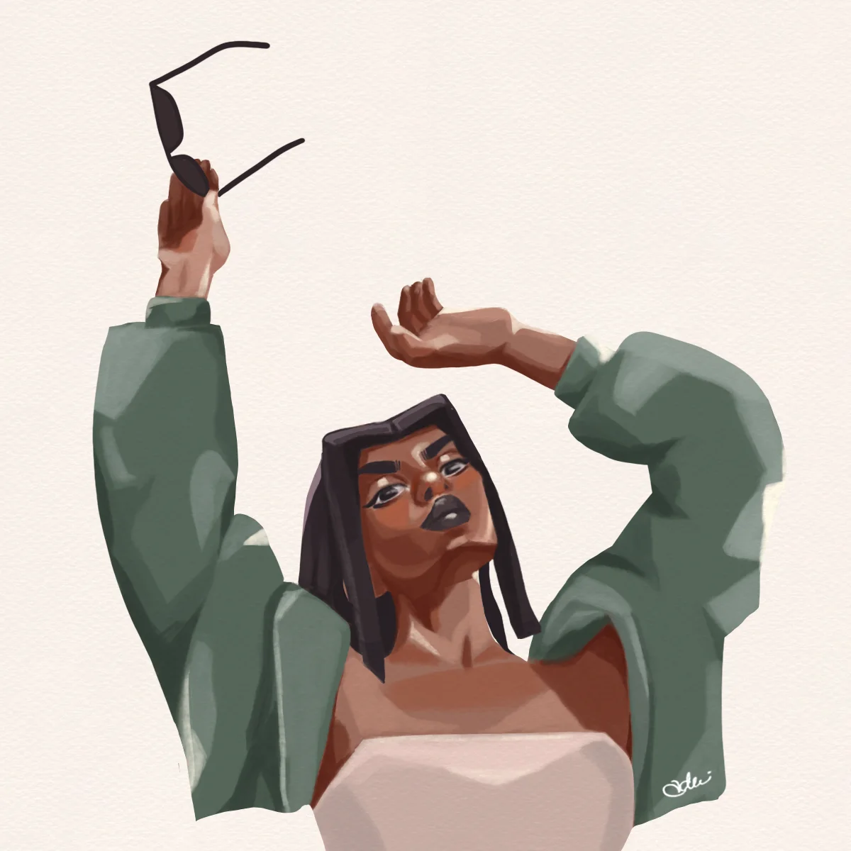 W